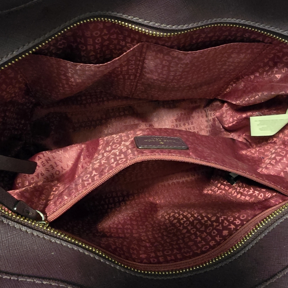 Kate Spade Burgundy Tote Bag